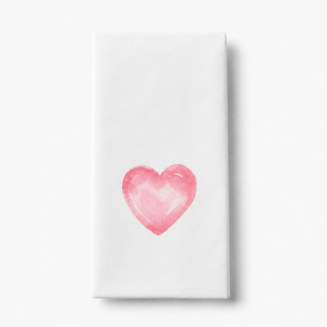 Pink Heart Napkins