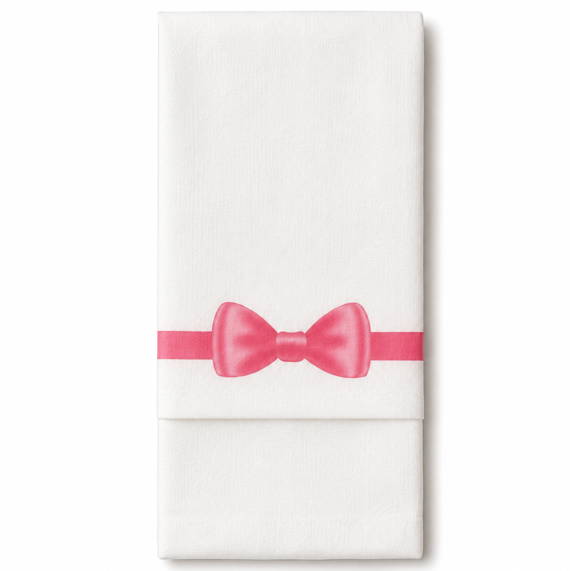 Pink Bow Napkins