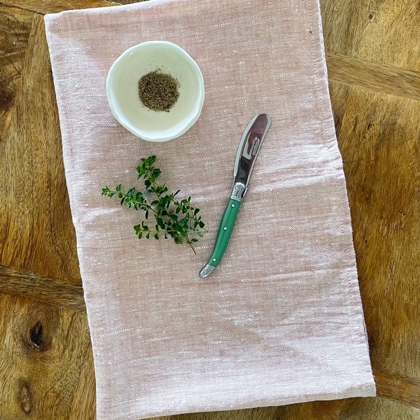 Lucia Tea Towel Plain