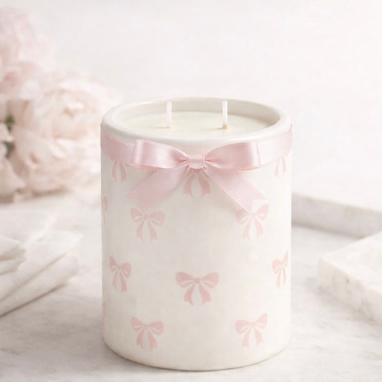 Bows Candle