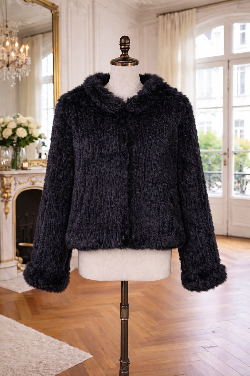 Chloe Rabbit Fur Jacket