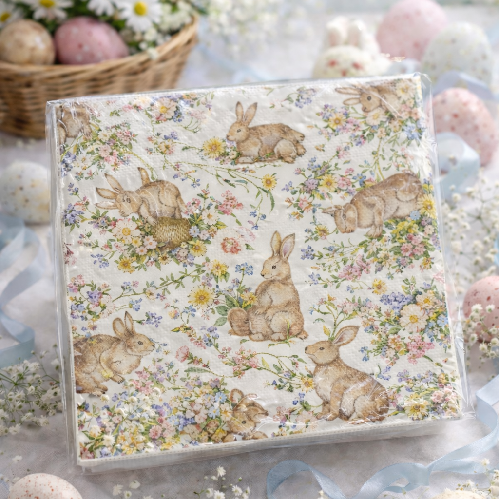 Country Bunny Napkins