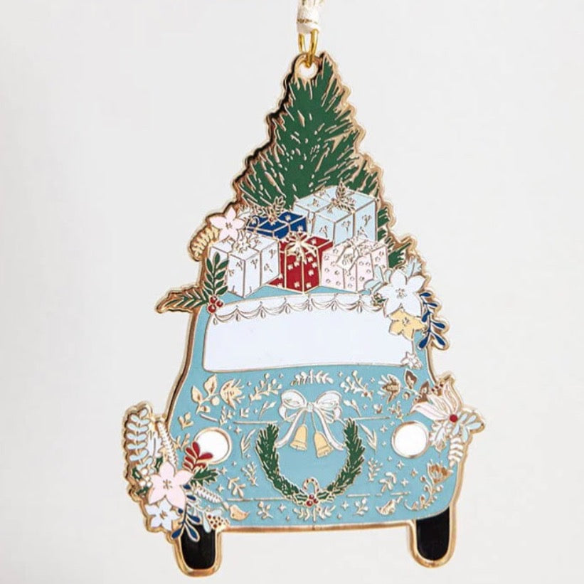 Christmas Car Enamel Decoration