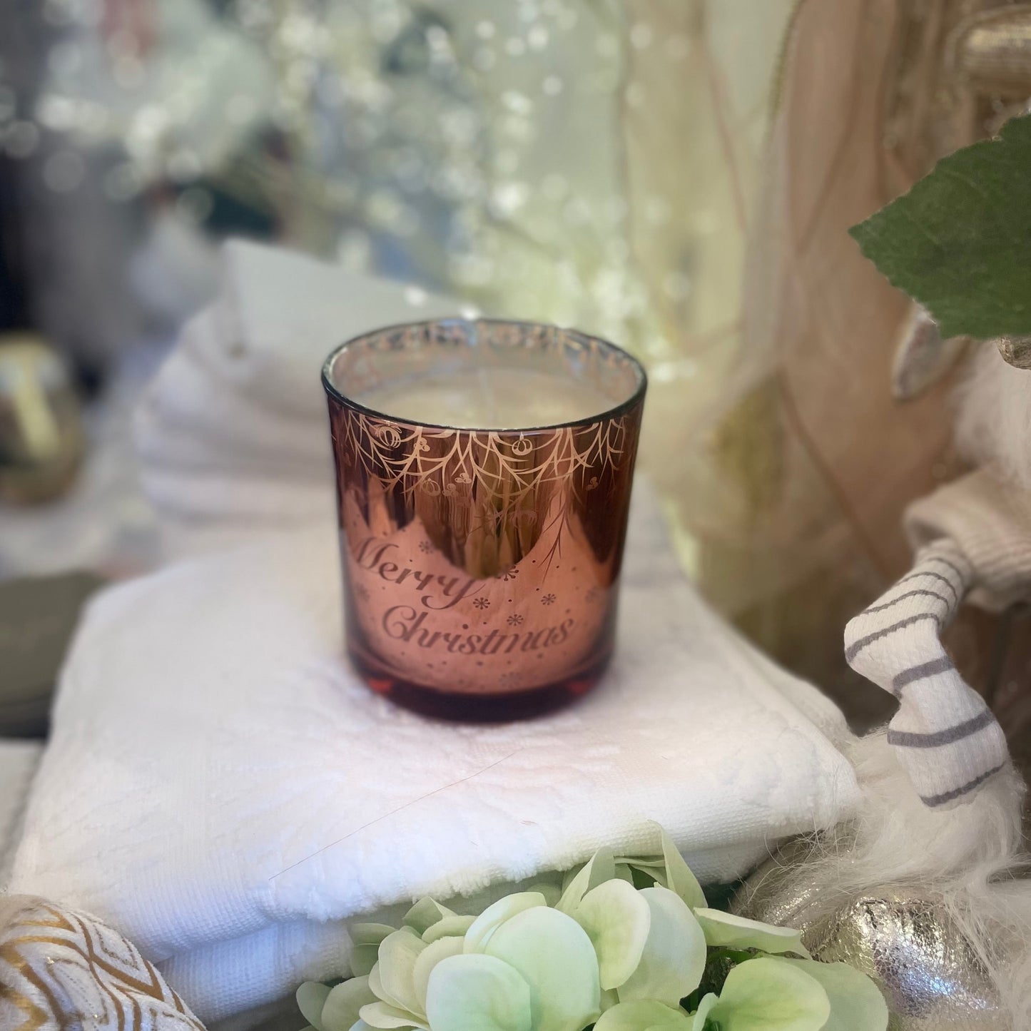 Merry Christmas Rose Gold | Scented Candle