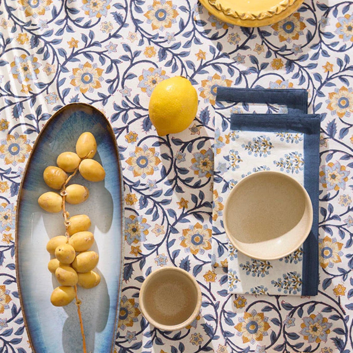 Roja Indigo Tablecloth