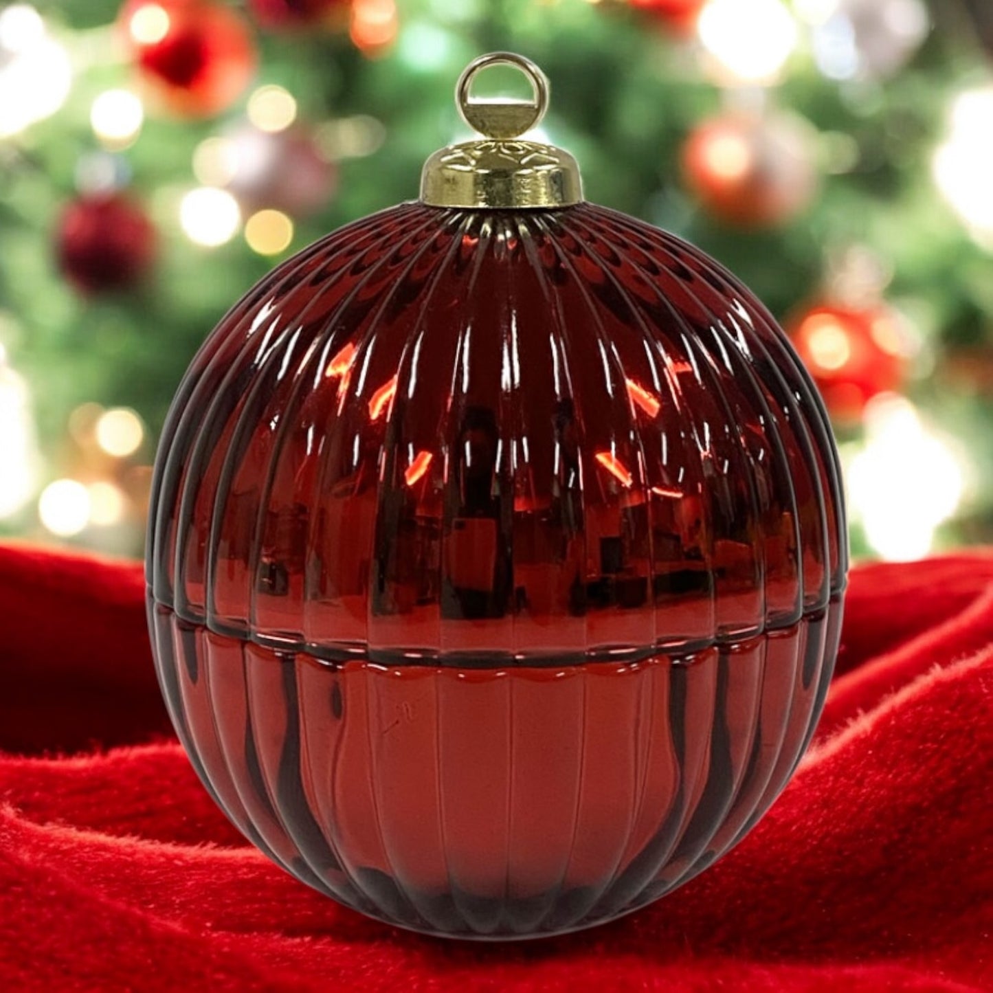 Christmas Bauble Ruby Red
