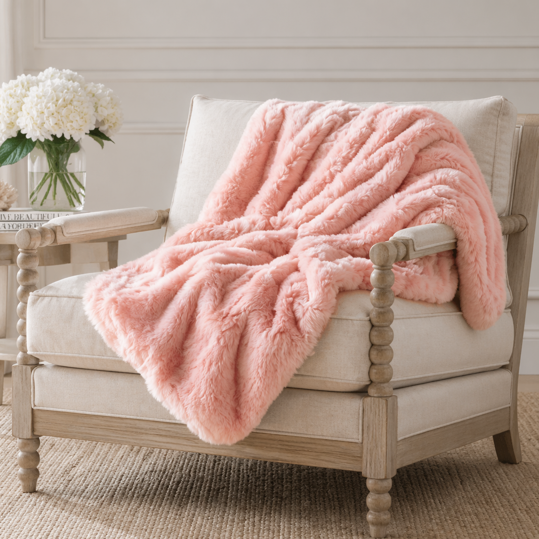 Hampton Throw Sunset Pink