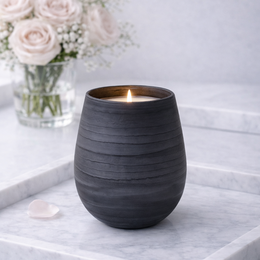 Wave Candle Black