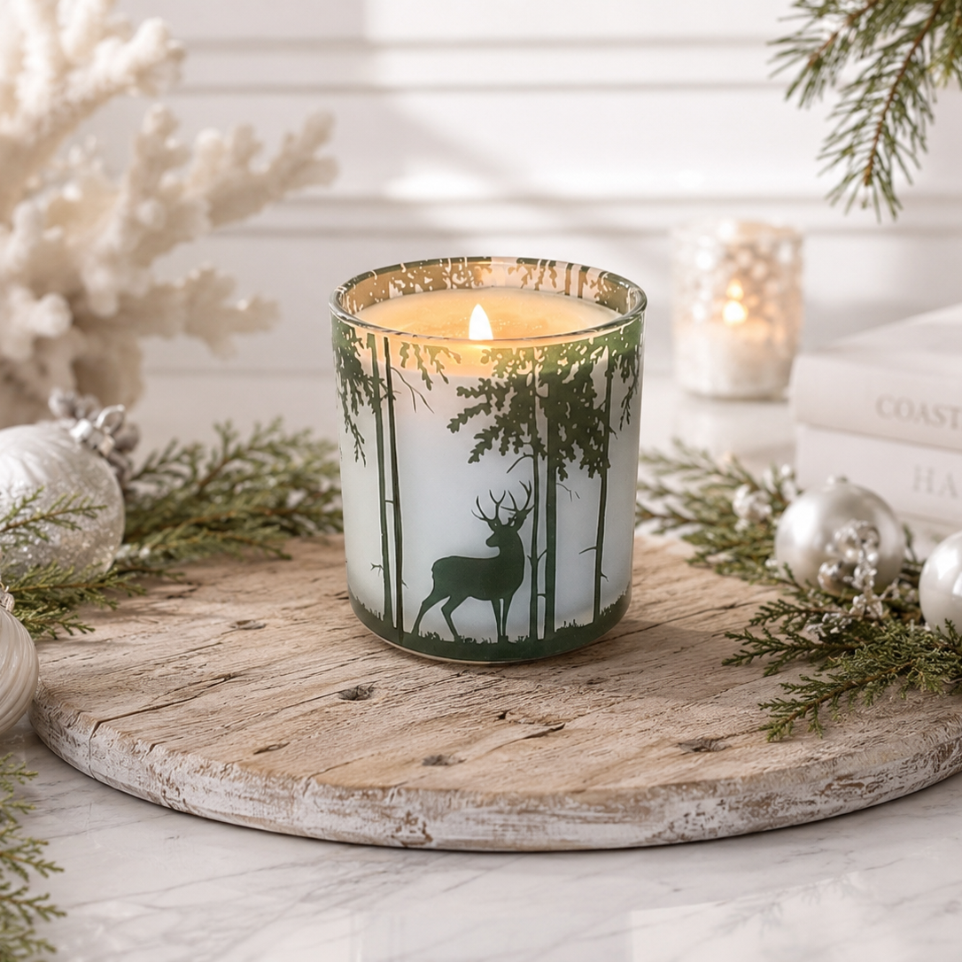 Dasher Christmas Candle