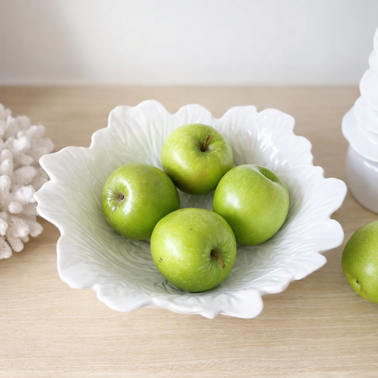 White Cabbage Design Bowl