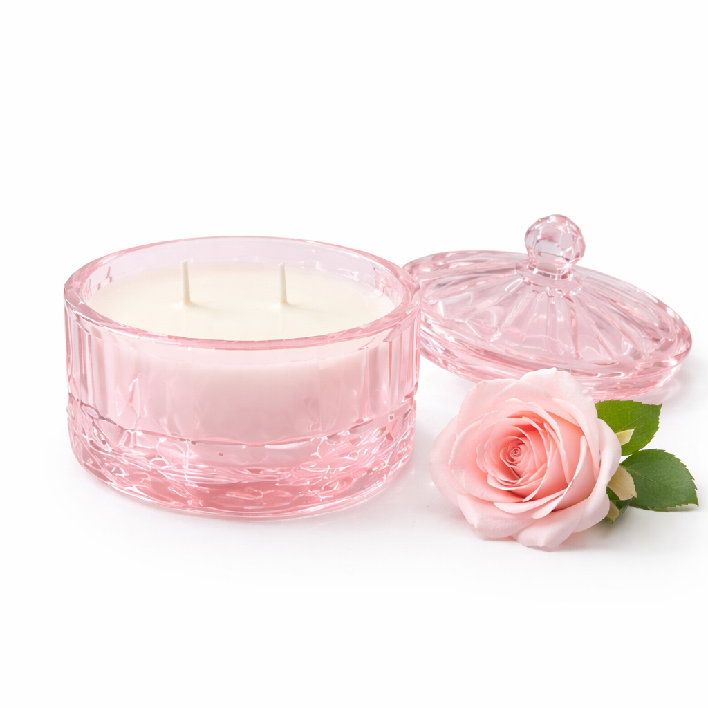 Rose Petal Glow  Candle