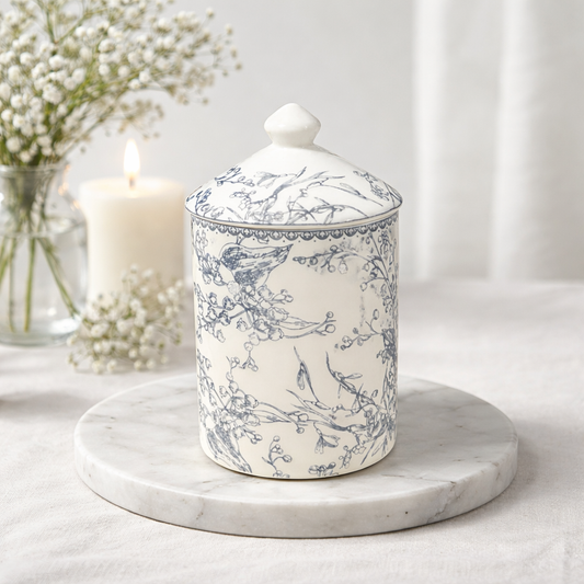 Bluebell China Canister Candle