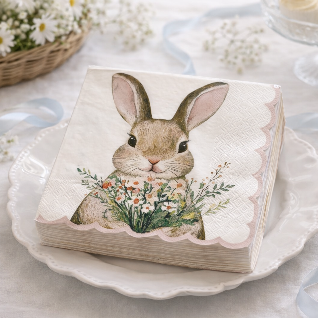 Country Bunny Napkins