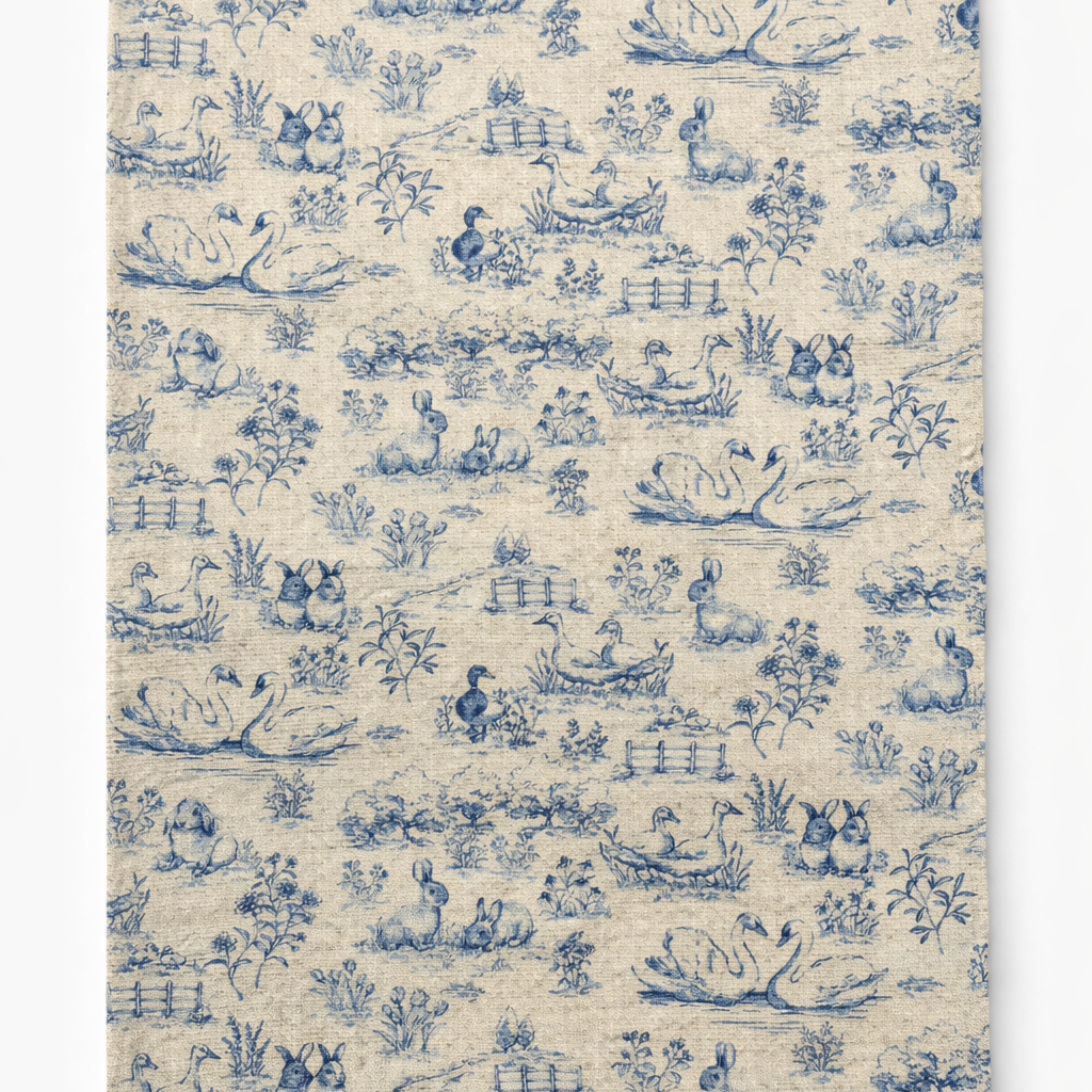 Farmyard Tea Towel