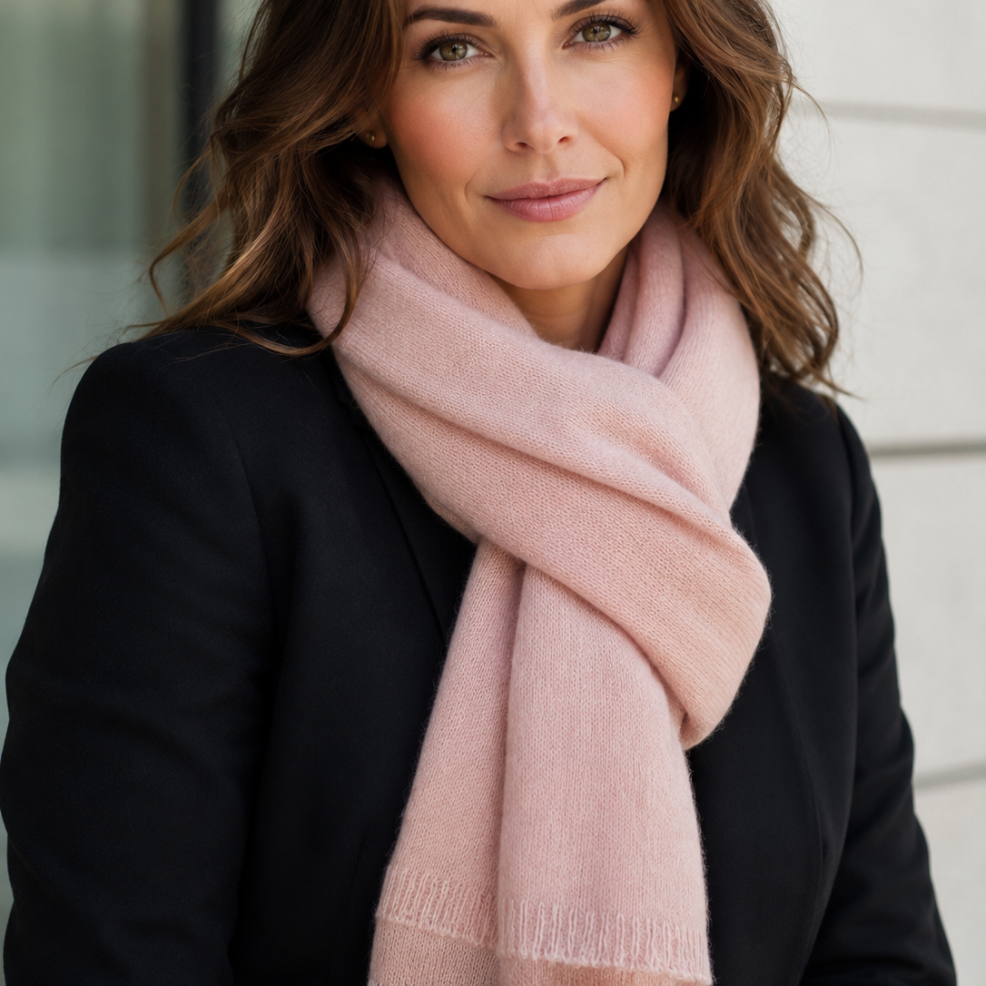 Blush Cashmere Wrap