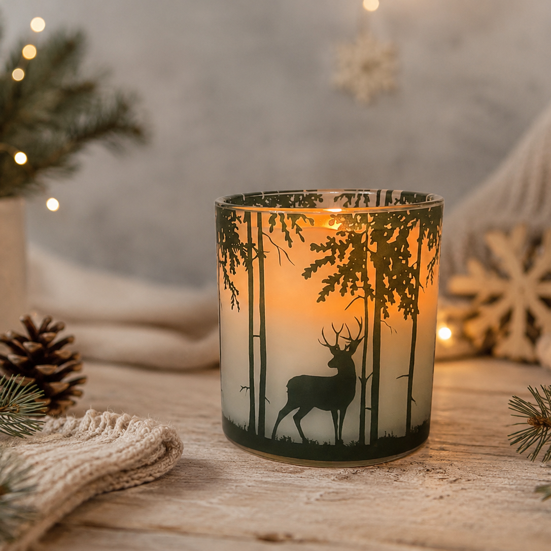 Dasher Christmas Candle