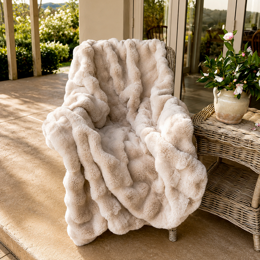 Hamptons Luxe Throw Fawny