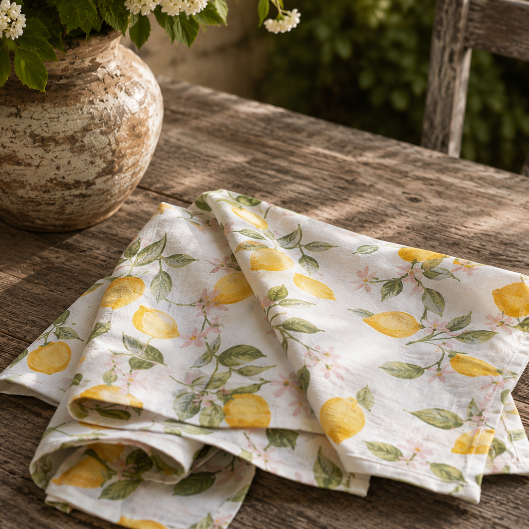 Amalfi Lemons Napkin Set of 4