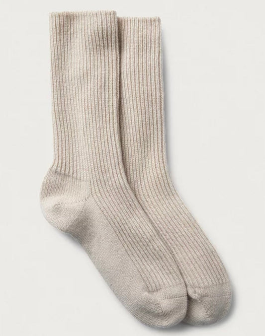 Cashmere Socks Pale Caramel