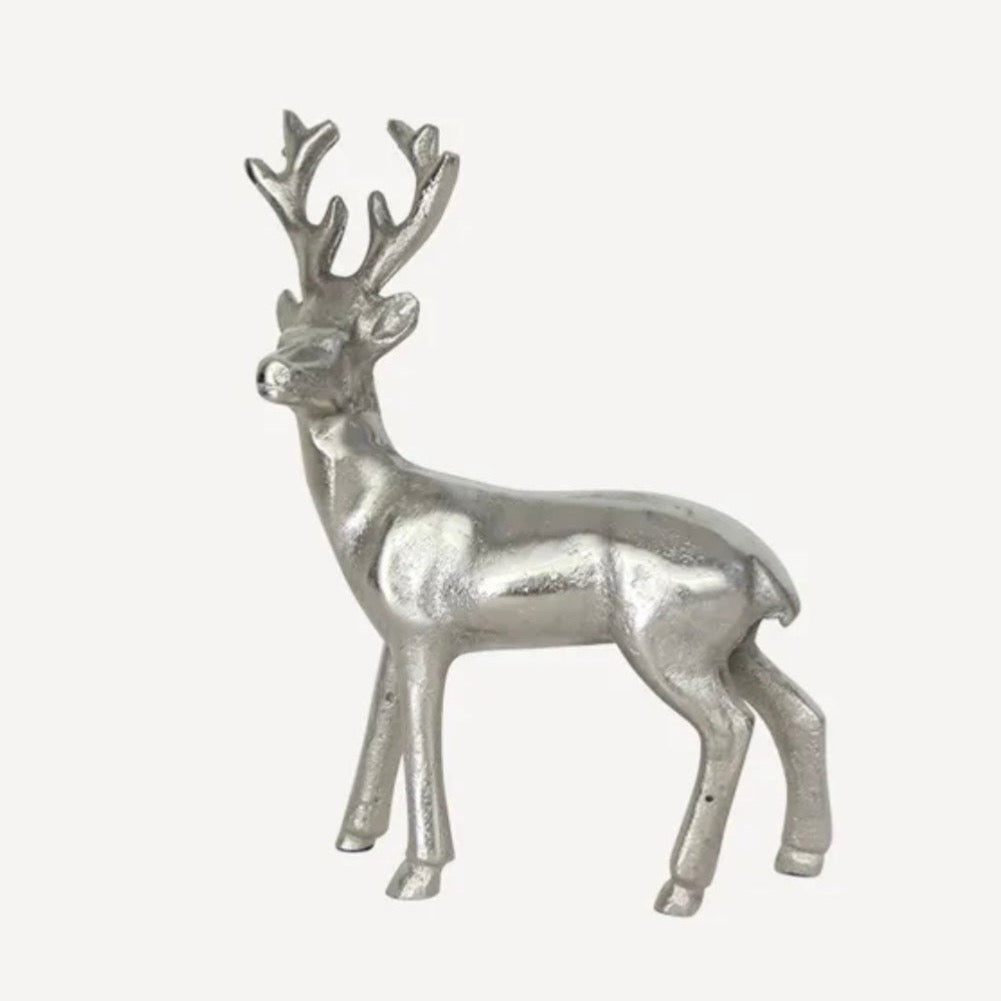 Standing Deer - Antiqued Silver