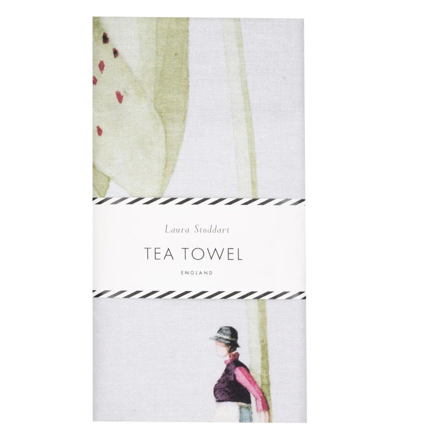 In Bloom Hellebore Tea Towel
