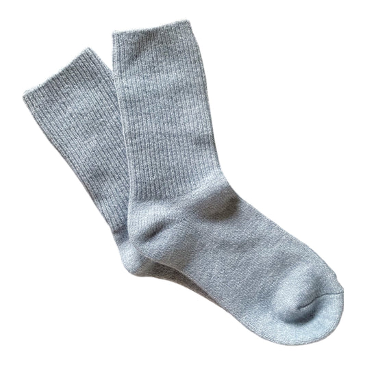 Soft Grey Cashmere Socks