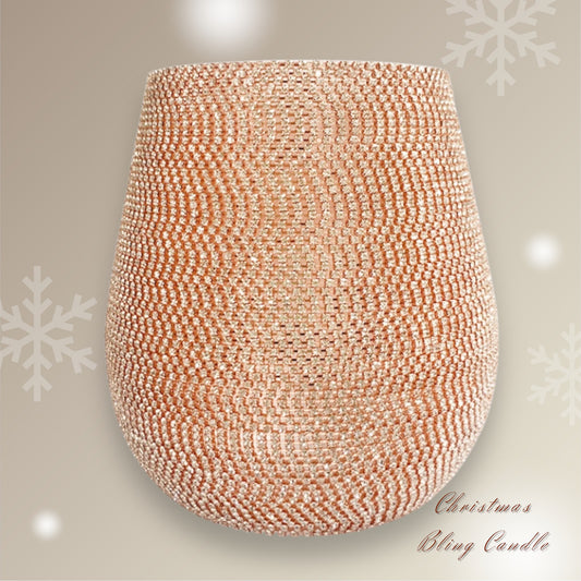 Jumbo Rose Gold Bling  | Scented Candle