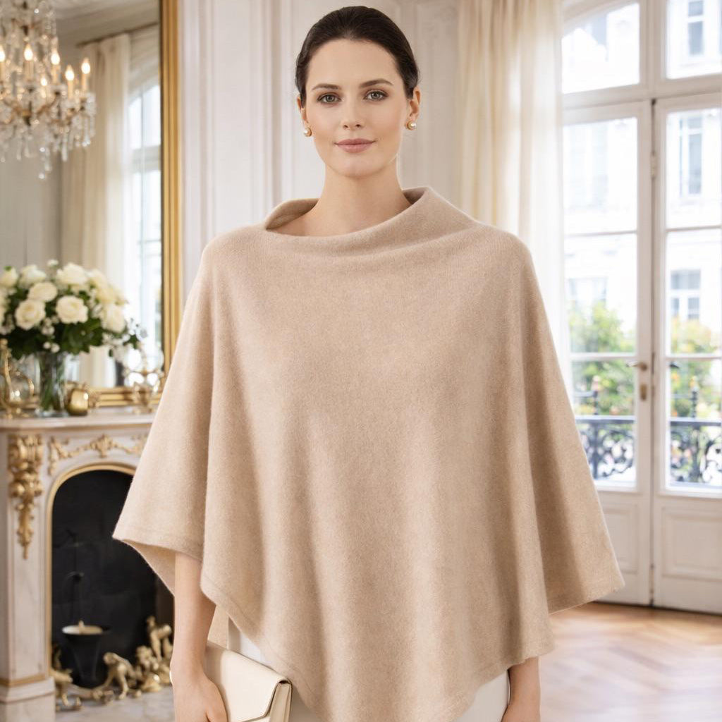 Paris Cashmere Poncho